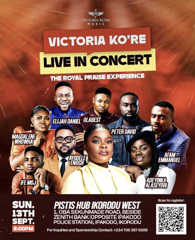Victoria Ko’Re Live in Concert (Maiden Edition) – The Royal Praise Experience